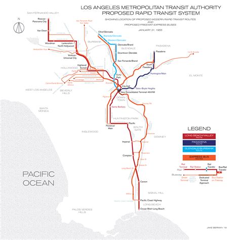 The los angeles subway map station that does not exist 3