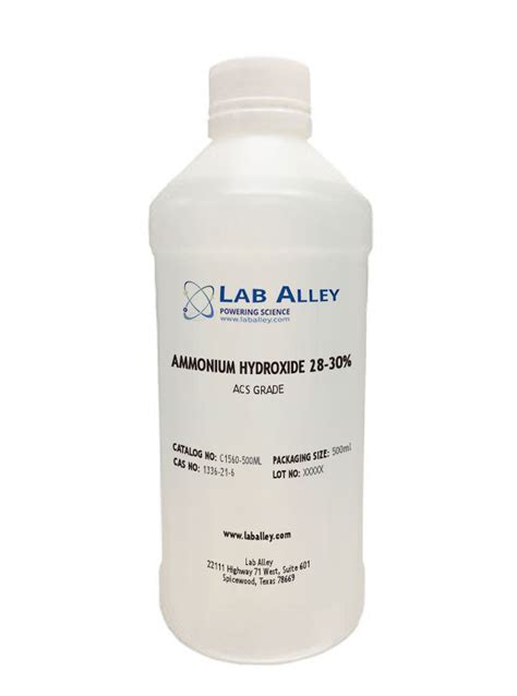 Ammonium Hydroxide 1 Gal Lab Alley