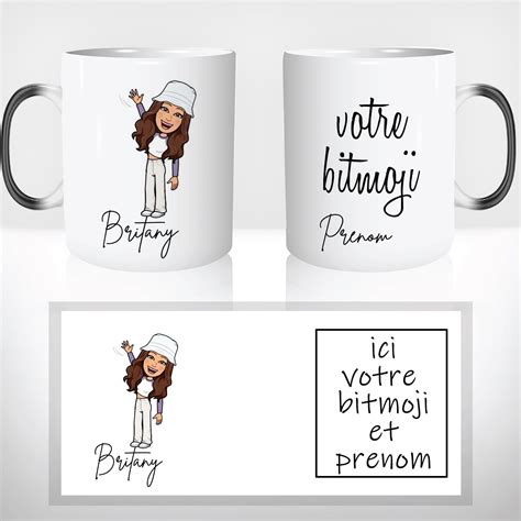 Mug Magique Bitmoji et Prénom Personnalisation Photo Mug Magique