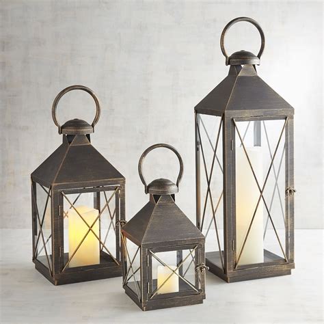 Bennett Black Metal Lanterns Pier 1 Imports Outdoor Candle Lanterns Metal Lanterns