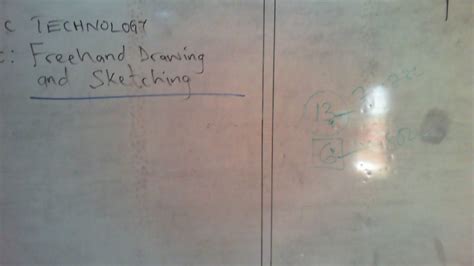 Basic Technology Freehand Drawing And Sketching For Jss 1 Youtube