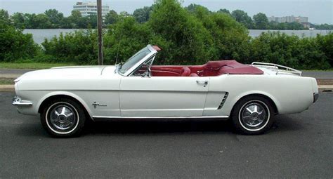 Wimbledon White 1965 Ford Mustang Convertible