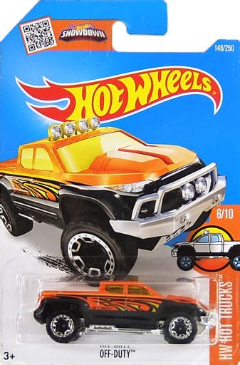 駿河屋 1 64 OFF DUTY オレンジブラックイエロー Hot Wheels HW HOT TRUCKS DHW87 D7B3 ホットウィールhotwheels