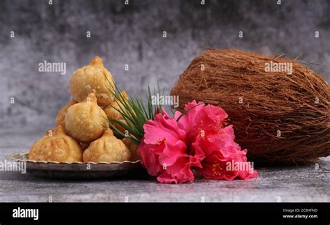 Ganesh Puja Sweet Modak Food Offered On Ganpati Festival Or Chaturthi