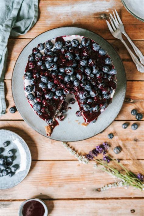 Blaubeer Joghurt Torte Ohne Gelatine Und Ohne Backen Knusperst Bchen