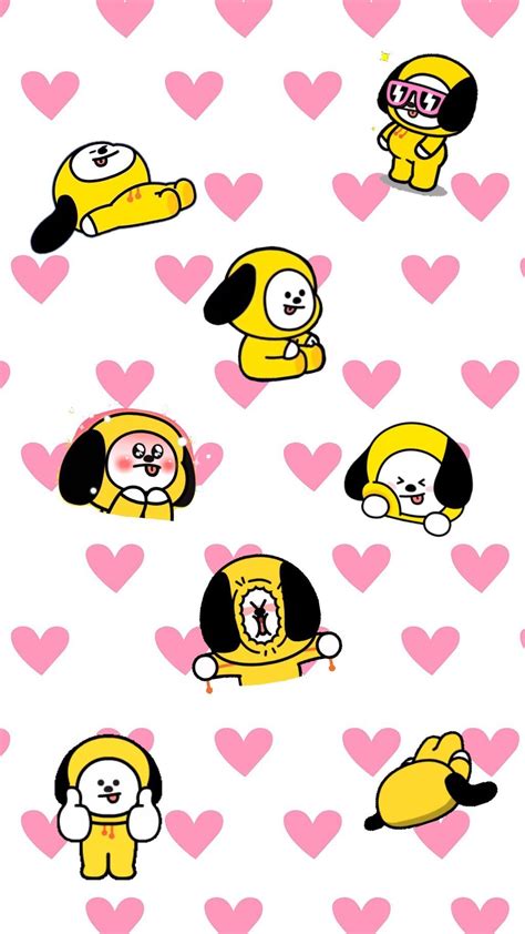 Chimmy Bt21 Wallpapers Top Free Chimmy Bt21 Backgrounds Wallpaperaccess