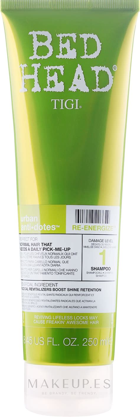 Tigi Bed Head Urban Antidotes Re Energize Shampoo Champú