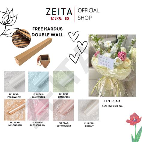 Jual Zeita Lembar Fl Pearlescent Kertas Bunga Buket Waterproof