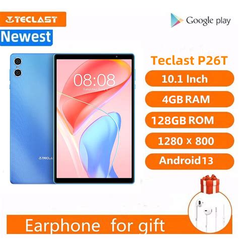 World PremiereTeclast P26T Android 13 Tablet 10 1 Inch IPS 4GB RAM