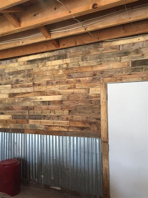 Half Tin Half Wood Wall HomeDecorish