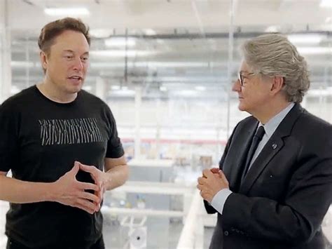 Elon Musk D Fie L Ue R Ponse Cinglante L Avertissement De Thierry