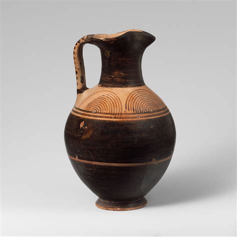 Terracotta Oinochoe Jug Greek Attic Protogeometric The