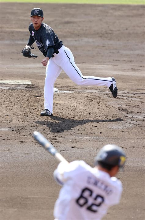 ロッテ首脳陣が見る育成左腕・本前郁也の力量とは プロ野球写真ニュース 日刊スポーツ