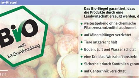 Bio Siegel Neues Qualit Tslabel F R Ko Produkte