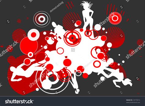 Dancing Silhouette Vector Stock Vector (Royalty Free) 10775914 ...