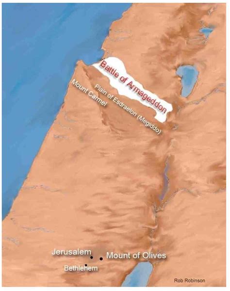 Valley Of Megiddo Armageddon Map Damita Olivie