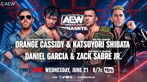 Katsuyori Shibata Orange Cassidy V Zack Sabre Jr Daniel Garcia