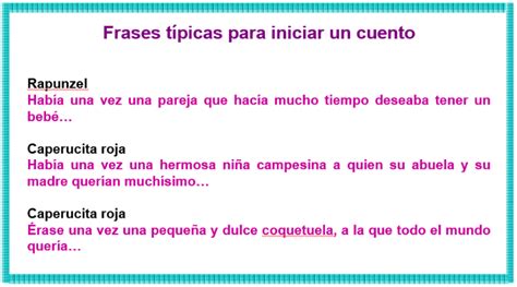 Frases Para Empezar Un Cuento Image To U