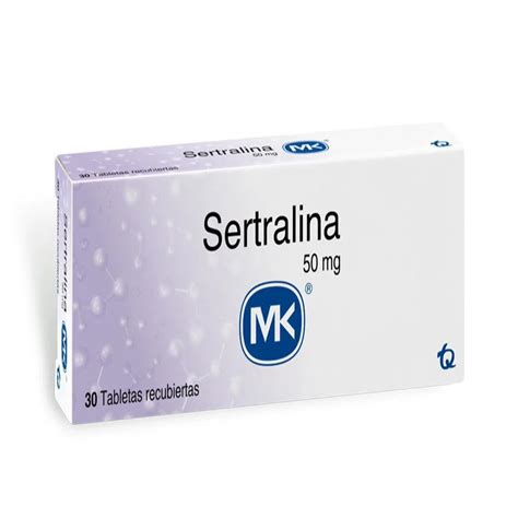 Sertralina Mg Tabletas Recubiertas Caja X Mk Cruz Verde