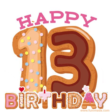 Happy 13th Birthday Card | Funimada.com