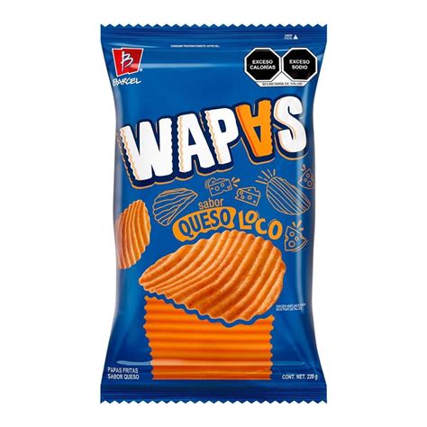 Papas Fritas Barcel Wapas Sabor Queso Loco G Walmart