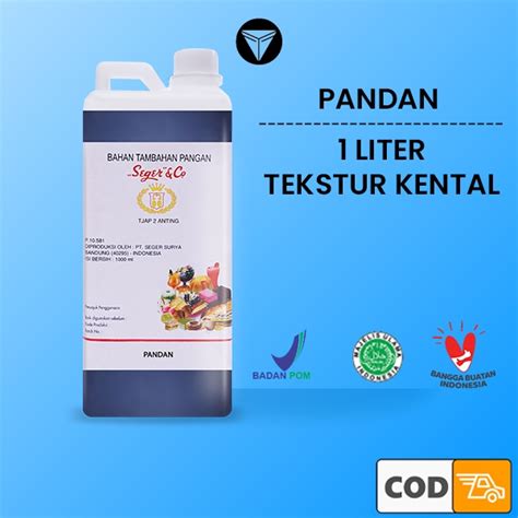 Jual Essence Pandan Pasta Tjap 2 Anting 1 Liter Shopee Indonesia