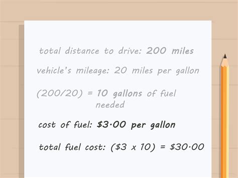 How To Calculate Cost Of Travel 10 Steps With Pictures