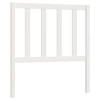 T Te De Lit Blanc X X Cm Bois Massif De Pin Vidaxl Prix Carrefour