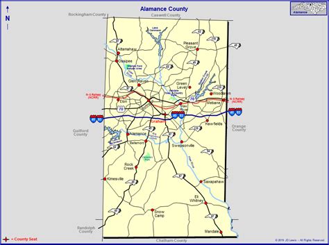 Alamance County Nc Map - Sadye Conchita