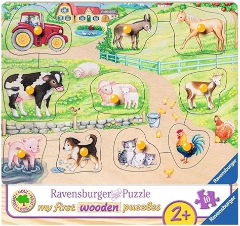 Ravensburger Kinderpuzzle Morgens Auf Dem Bauernhof My First