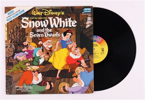 Walt Disney 1980 Snow White And The Seven Dwarfs Original Disney Lp Vinyl Record Album