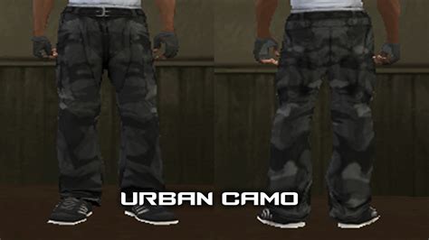 New Recolored Camouflage Pants Grand Theft Auto San Andreas Mods