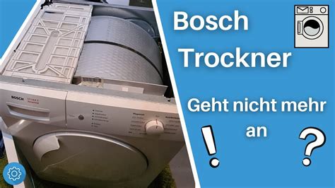 Bosch Siemens Trockner Geht Nicht Mehr An Youtube