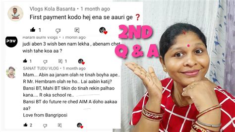 My Nd Q N A Vlog Inja Nd Q A Video Santali Vlogger