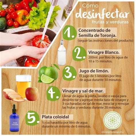 C Mo Desinfectar Frutas Y Verduras Naturalmente Frutas Y Verduras