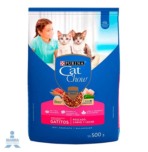 Alimento Purina Cat Chow Gatitos Pescado Y Carne 500 G Ibarra Mayoreo