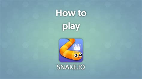 Snake Io Tutorial How To Play Snake Io Youtube