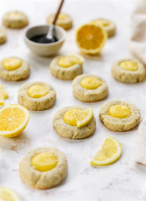 Lemon Poppy Seed Thumbprint Cookies Yes To Yolks