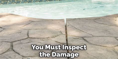 how to fix cracks in concrete around pool