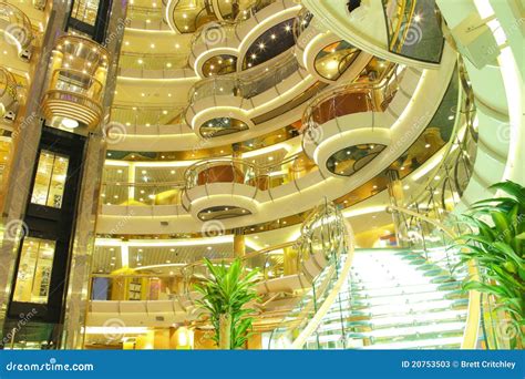 Cruise ship interior stock image. Image of design, ship - 20753503