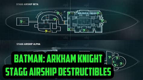 Batman Arkham Knight Stagg Airship Destructible Batman Youtube