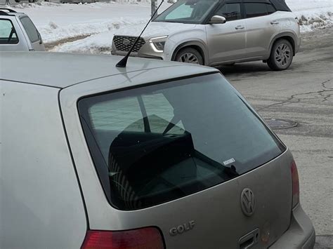 Заглушка заднего дворника. — Volkswagen Golf Mk4, 2 л, 1998 года ...