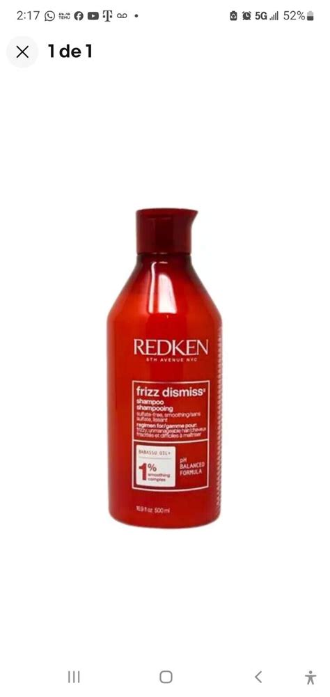 Redken Frizz Dismiss Shampoo 1 16 9 Oz 884486456212 Ebay