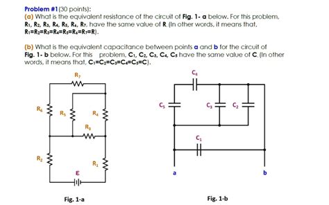 SOLVED Problem 1 30 Points A What Is The Equivalent Resistance Of