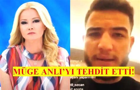 Ümitcan Uygun Müge Anlıyı Tehdit Etti News Tr