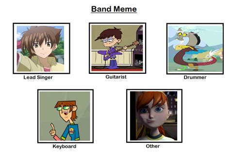 My Fictional Band Meme By Darkmagicianmon On Deviantart