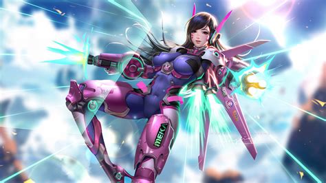 1920x1080 2020 Dva Overwatch Artwork 4k Laptop Full Hd 1080p Hd 4k