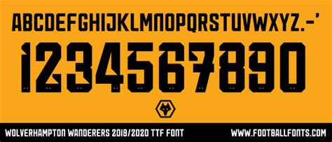 Wolverhampton Wanderers | Football Fonts