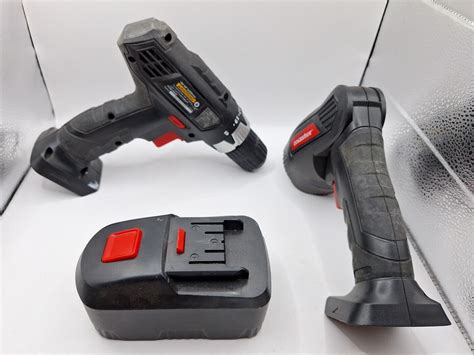 Drill Master 69652 18v 38 Cordless Drill Driver Flashlight Andbattery Ebay