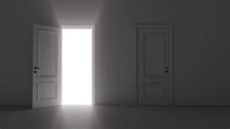 Premium Photo Light Coming Through An Open Door